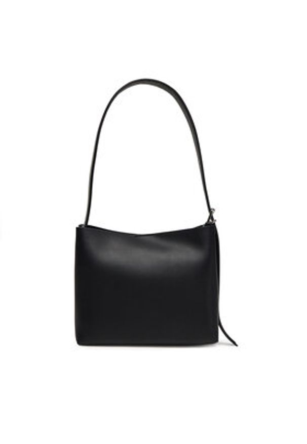 Tommy Jeans Torebka Tjw Cool Hobo Bag AW0AW17871 Czarny. Kolor: czarny. Materiał: skórzane