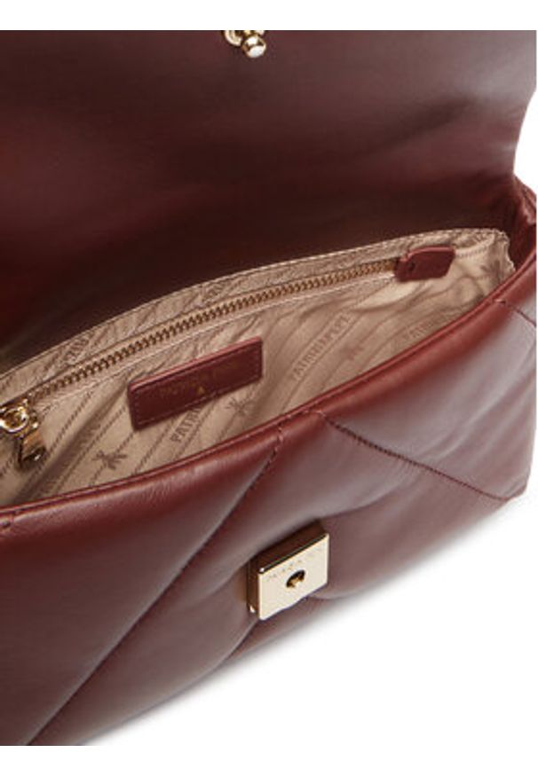 Patrizia Pepe Torebka CB0084/L006-B861 Brązowy. Kolor: brązowy. Materiał: skórzane