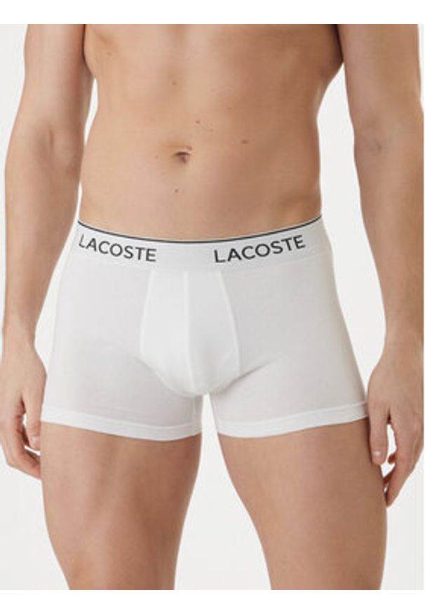Lacoste Komplet bokserek 5H9002 Biały. Kolor: biały. Materiał: bawełna