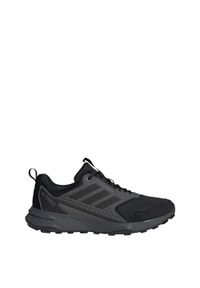 Adidas - Buty Tracefinder Trail Running. Kolor: czarny, szary, wielokolorowy. Materiał: materiał. Sport: bieganie