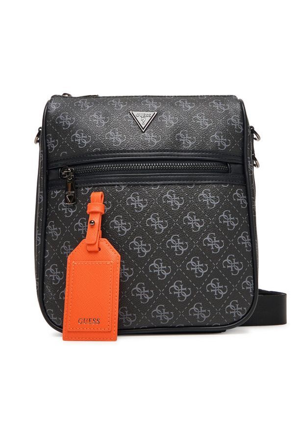 Guess Saszetka HMMILO P5417 Czarny. Kolor: czarny. Materiał: skóra