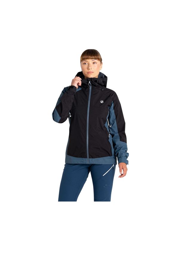 DARE 2B - Kurtka Wodoodporna Damska Traversing. Kolor: niebieski, wielokolorowy, czarny. Sport: turystyka piesza