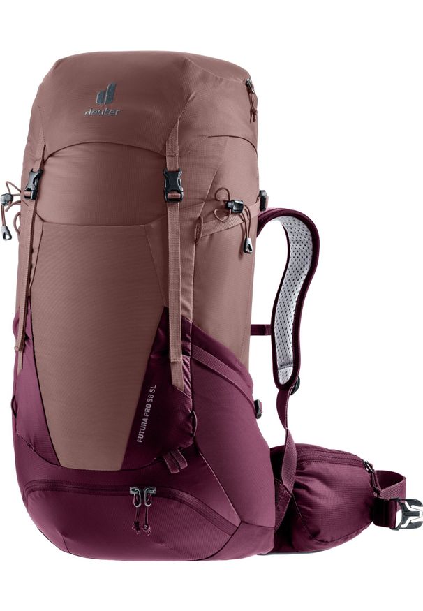 Plecak turystyczny Deuter Trail Pro SL 34 l Bordowy. Kolor: czerwony