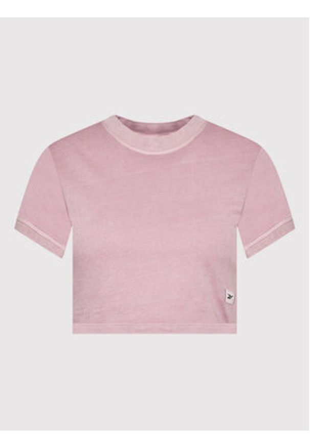 Reebok T-Shirt Classics Natural Dye HK4967 Różowy Slim Fit. Kolor: różowy. Materiał: bawełna