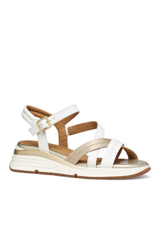 Geox Sandały D650JA 054AJ C1327 Brązowy. Kolor: brązowy. Materiał: skóra