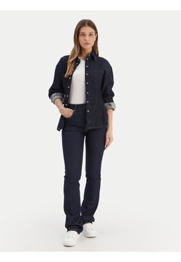 Calvin Klein Jeans Jeansy LV047D732G Granatowy Bootcut Fit. Kolor: niebieski