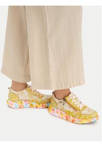 Laura Vita Sneakersy Nikito 62 Żółty. Kolor: żółty. Materiał: skóra #7