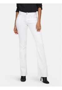only - ONLY Jeansy Blush 15373325 Biały Flared Fit. Kolor: biały #1