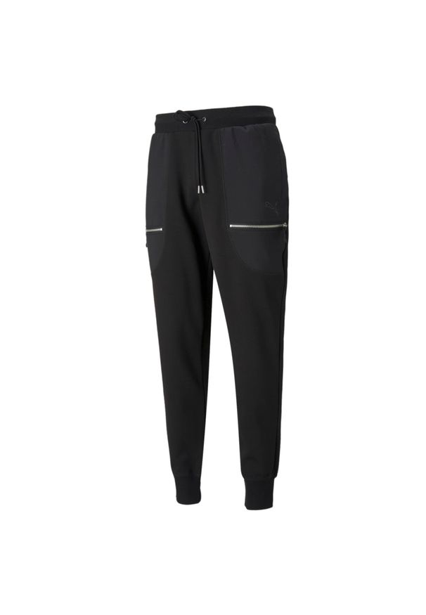 Puma Spodnie Jts 53158901. Kolor: czarny. Materiał: dresówka