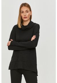 GAP - Sweter. Okazja: na co dzień. Typ kołnierza: golf. Kolor: czarny. Długość rękawa: długi rękaw. Długość: długie. Styl: casual #1