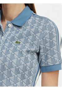 Lacoste Sukienka codzienna EF2655 Niebieski jasny Slim Fit. Okazja: na co dzień. Kolor: niebieski. Materiał: bawełna. Typ sukienki: proste. Styl: casual #3