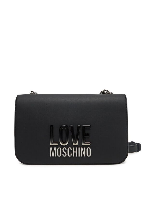 Love Moschino - LOVE MOSCHINO Torebka JC4254PP0MKD000B Czarny. Kolor: czarny. Materiał: skórzane