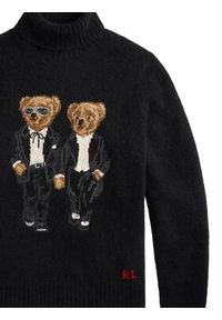 Polo Ralph Lauren Golf 710982141001 Czarny Regular Fit. Typ kołnierza: golf, polo. Kolor: czarny. Materiał: wełna #2