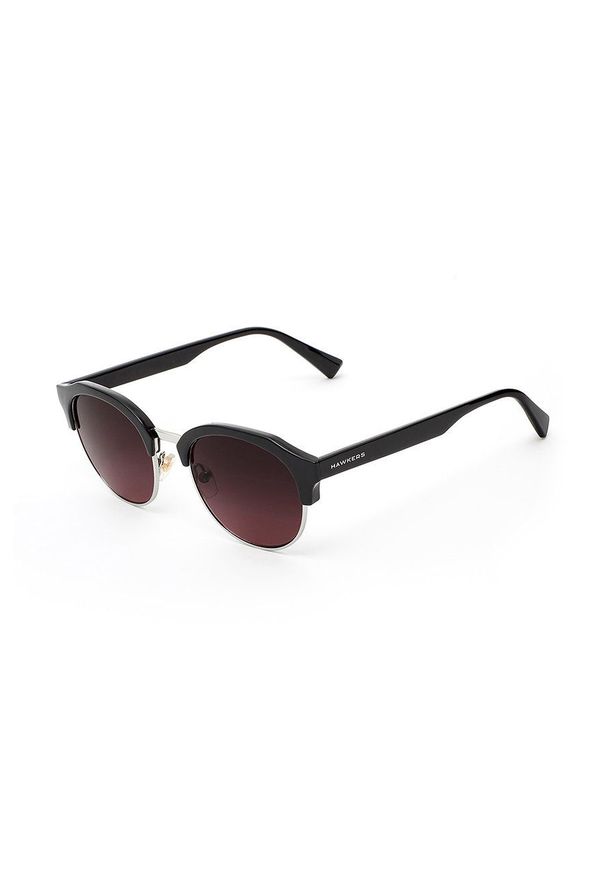 Hawkers - Okulary przeciwsłoneczne DIAMOND BLACK WINE. Kształt: okrągłe. Kolor: różowy
