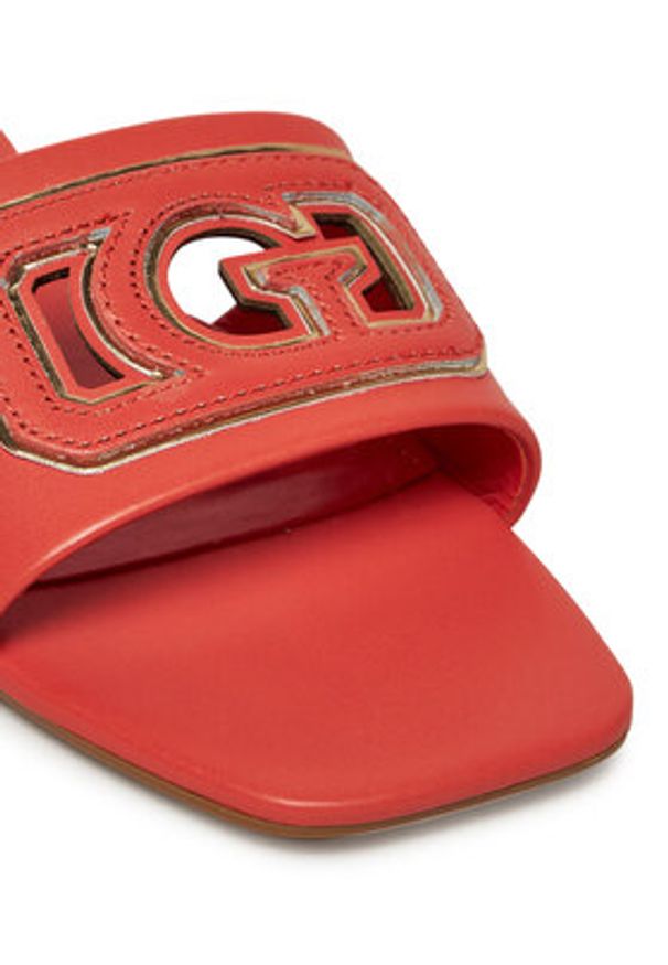 Guess Klapki FLJTAR LEA19 Koralowy. Kolor: pomarańczowy. Materiał: skóra