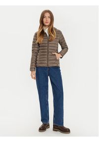 Jott Kurtka puchowa Cloe P000WDOW01 Beżowy Slim Fit. Kolor: beżowy. Materiał: syntetyk #6