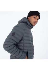 Hurley - Kurtka HURLEY CAMPBELL PUFFER Szary. Kolor: szary. Materiał: tkanina
