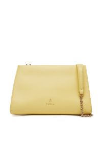 Furla Torebka WE00774 ARE000 3684S Żółty. Kolor: żółty. Materiał: skórzane