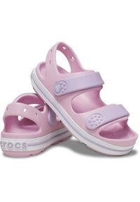 Sandały dziecięce Crocs Crocband Cruiser Kids. Kolor: różowy