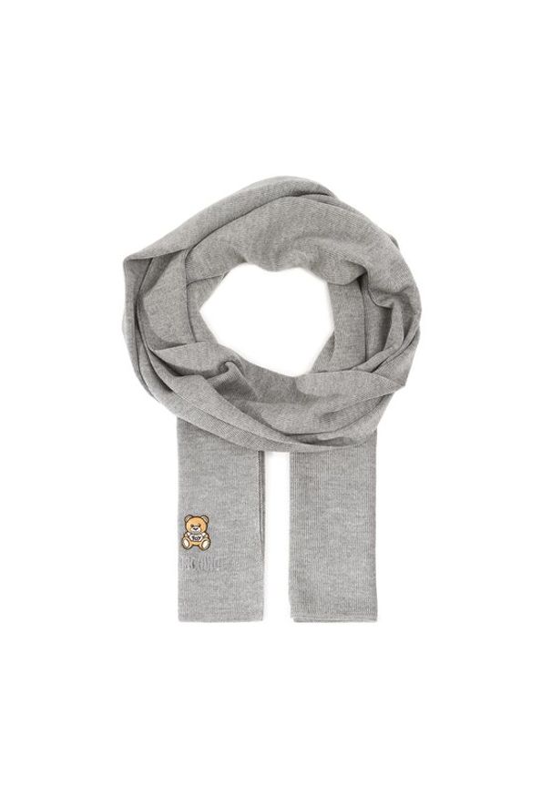MOSCHINO Szalik 30620 0M2095 Szary. Kolor: szary. Materiał: materiał