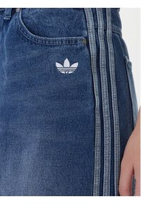 Adidas - adidas Spódnica jeansowa adicolor 3-Stripes JW2658 Niebieski Regular Fit. Kolor: niebieski. Materiał: bawełna #5