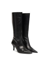 Patrizia Pepe Kozaki 8Y0131 L166 Czarny. Kolor: czarny. Materiał: skóra #2