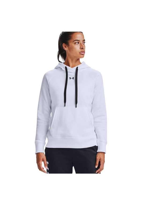 Bluza damska Under Armour Rival Fleece HB Hoodie. Kolor: biały