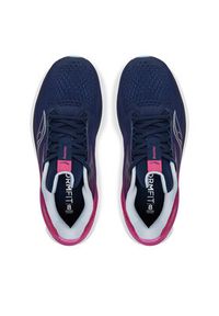 Saucony Buty do biegania Ride 18 S11000 Granatowy. Kolor: niebieski. Materiał: materiał