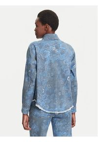 Desigual Koszula jeansowa Pasleyblue 25WWEW68 Niebieski Loose Fit. Kolor: niebieski. Materiał: bawełna #3