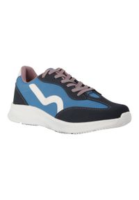 Regatta - Buty Damskie Morskie Retro. Okazja: na spacer. Kolor: niebieski, różowy, wielokolorowy. Sport: turystyka piesza #1