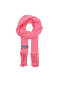 Guess Szalik AW9961 WOL03 Różowy. Kolor: różowy. Materiał: materiał