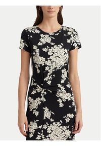 Lauren Ralph Lauren Sukienka letnia 250933444001 Czarny Slim Fit. Kolor: czarny. Materiał: bawełna. Sezon: lato #4