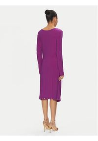 Joseph Ribkoff Sukienka codzienna 243267 Fioletowy Regular Fit. Okazja: na co dzień. Kolor: fioletowy. Materiał: syntetyk. Typ sukienki: proste. Styl: casual #3