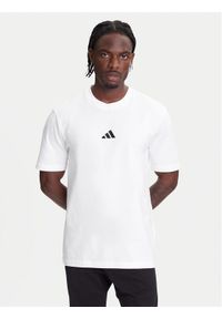 Adidas - adidas T-Shirt Essentials Small Logo JF1092 Biały Regular Fit. Kolor: biały. Materiał: bawełna #1