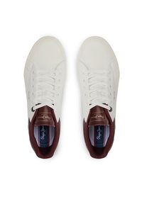 Pepe Jeans Sneakersy Kenton Journey M PMS31006 Biały. Kolor: biały. Materiał: skóra