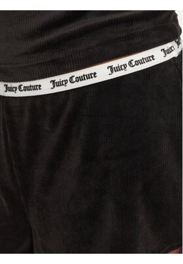Juicy Couture Szorty piżamowe Austyn JCLHS125502 Czarny Regular Fit. Kolor: czarny. Materiał: syntetyk