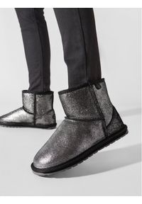 EMU Australia Śniegowce Wallaby Mini Metallic Teens T12358 Czarny. Kolor: czarny. Materiał: skóra, zamsz #1
