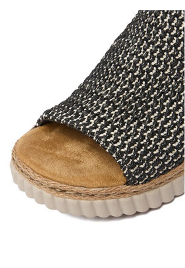 Rieker Sandały CEO-69276-00 Czarny. Kolor: czarny. Materiał: materiał