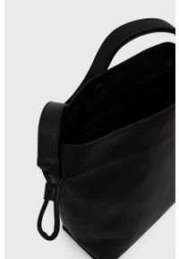 Marc O'Polo torebka skórzana kolor czarny. Kolor: czarny. Materiał: skórzane. Rodzaj torebki: na ramię #4