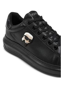Karl Lagerfeld - KARL LAGERFELD Sneakersy KL62530N Czarny. Kolor: czarny. Materiał: skóra