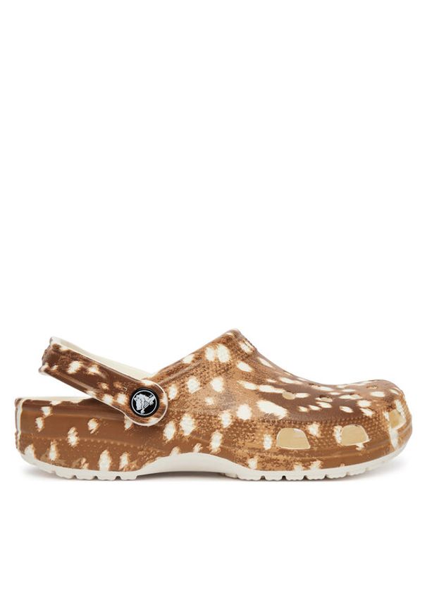 Crocs Klapki Classic Pop Animal Clogs 214153 Brązowy. Kolor: brązowy