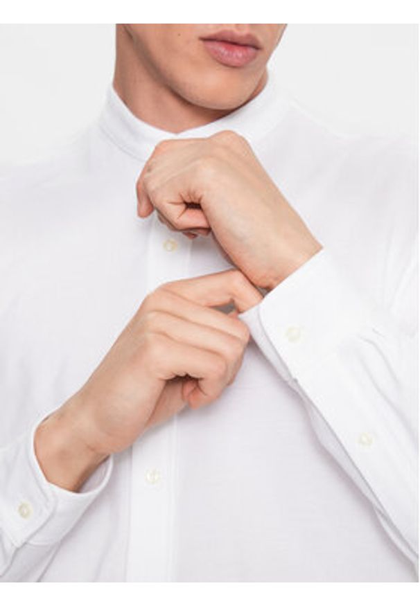 Polo Ralph Lauren Koszula 710742468002 Biały Regular Fit. Typ kołnierza: polo. Kolor: biały. Materiał: bawełna