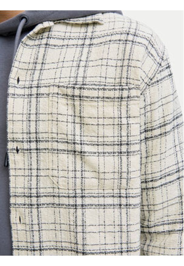 Jack & Jones Koszula York 12283078 Beżowy Relaxed Fit. Kolor: beżowy. Materiał: bawełna