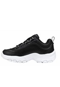 Buty do chodzenia dla dzieci Fila Strada Low Kids. Zapięcie: sznurówki. Kolor: czarny. Materiał: materiał, syntetyk. Szerokość cholewki: normalna. Sport: turystyka piesza