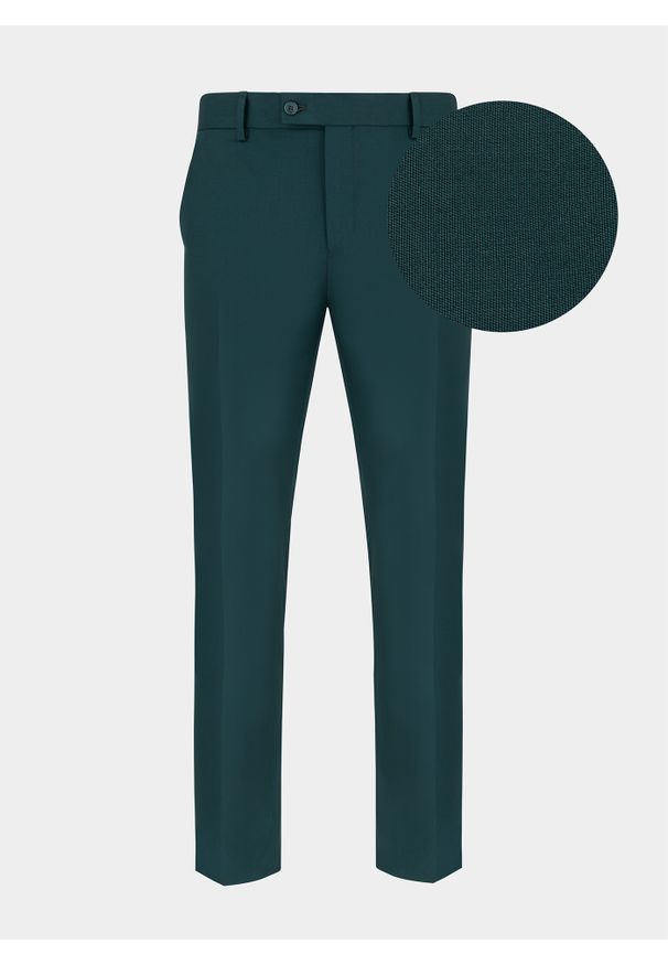 Pako Lorente - PAKO LORENTE – Spodnie męskie garniturowe P21WF-6G-078-Z. Materiał: poliester, wiskoza. Wzór: gładki. Styl: elegancki