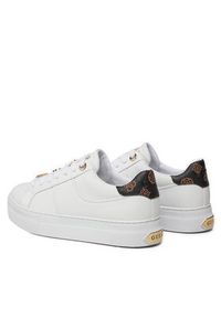 Guess Sneakersy Giella FLJGIE ELE12 Biały. Kolor: biały. Materiał: skóra