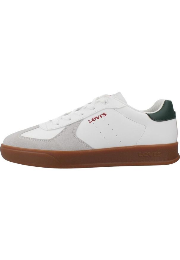 Levi's® - Buty LEVI'S GABHAN Biały. Kolor: biały. Materiał: syntetyk, tkanina. Sport: turystyka piesza