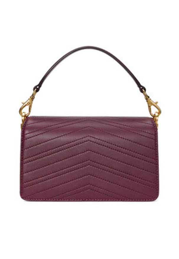 Lauren Ralph Lauren - LAUREN RALPH LAUREN Torebka 431950820001 Bordowy. Kolor: czerwony. Materiał: skórzane