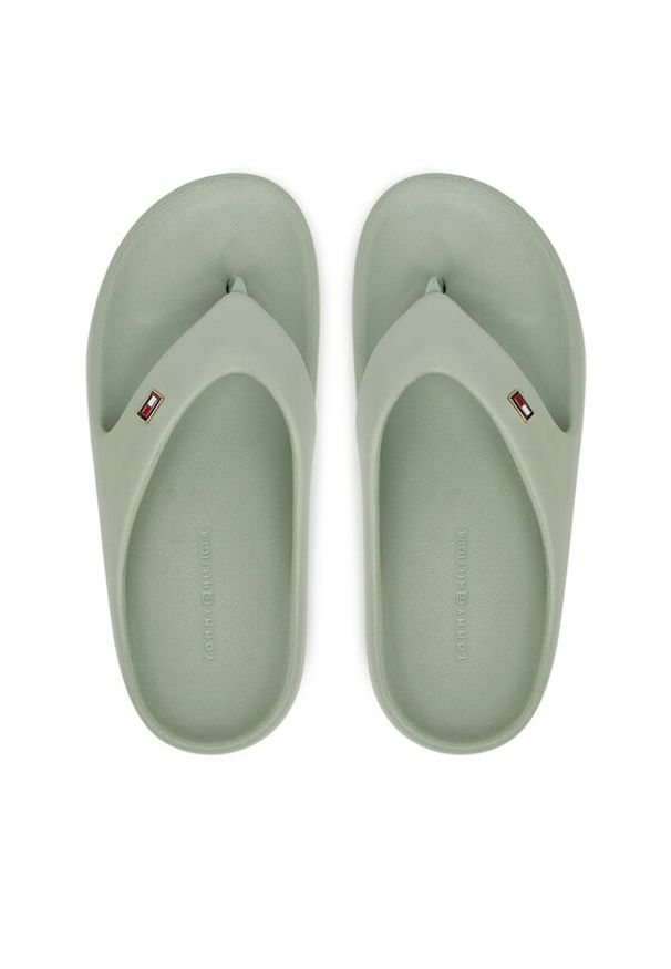 TOMMY HILFIGER - Tommy Hilfiger Japonki Th Comfort Beach Sandal FW0FW08522 Turkusowy. Kolor: turkusowy