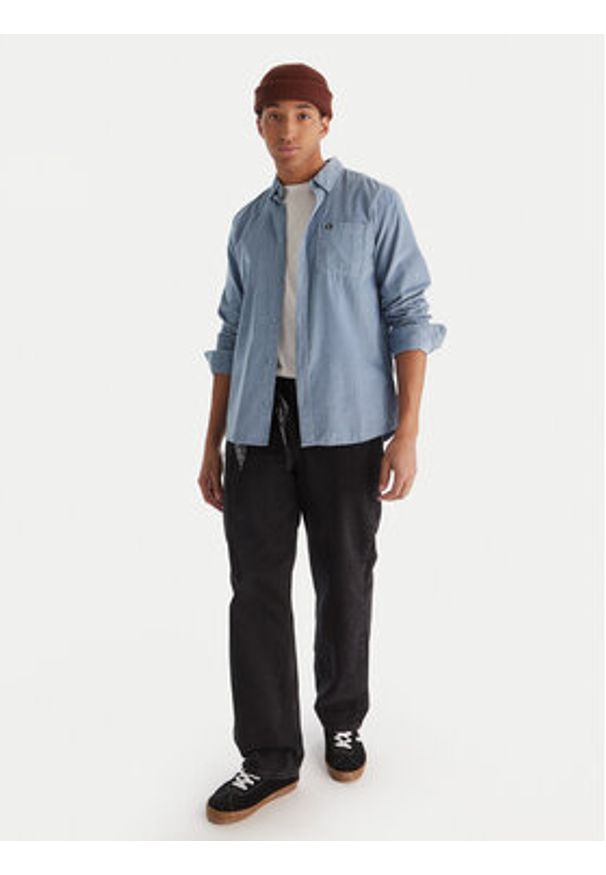 Quiksilver Koszula Smoke Trail EQYWT04652 Niebieski Regular Fit. Kolor: niebieski. Materiał: bawełna